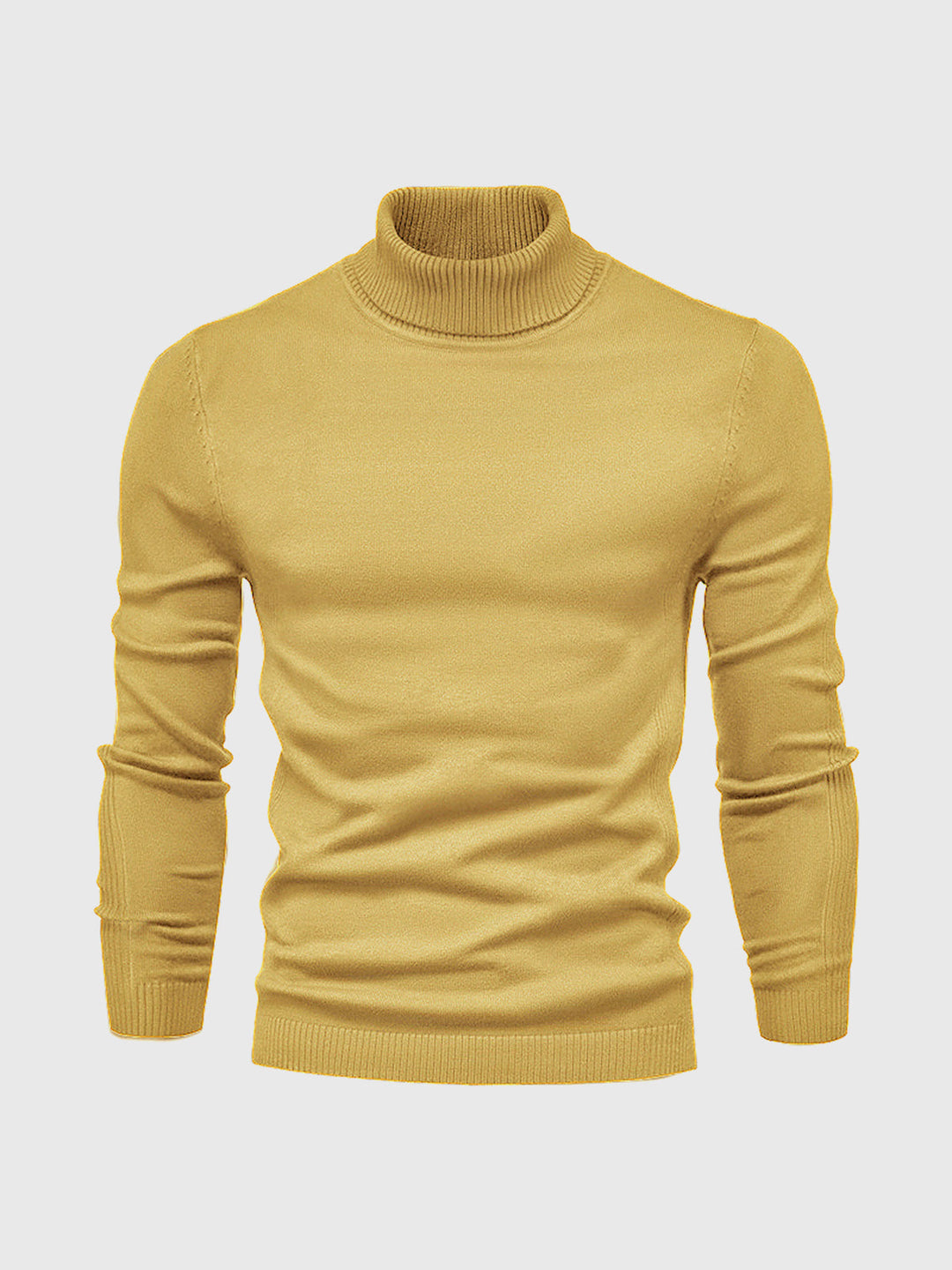 Machinewasbare heren coltrui, lange mouw. Duurzaam, comfortabel en tijdloos voor dagelijks gebruik.