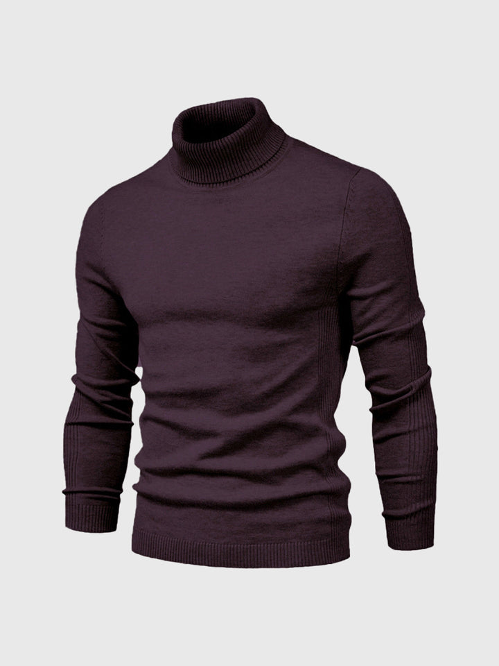 Hoge kwaliteit heren coltrui, lange mouw. Warme, comfortabele en tijdloze winterpullover.