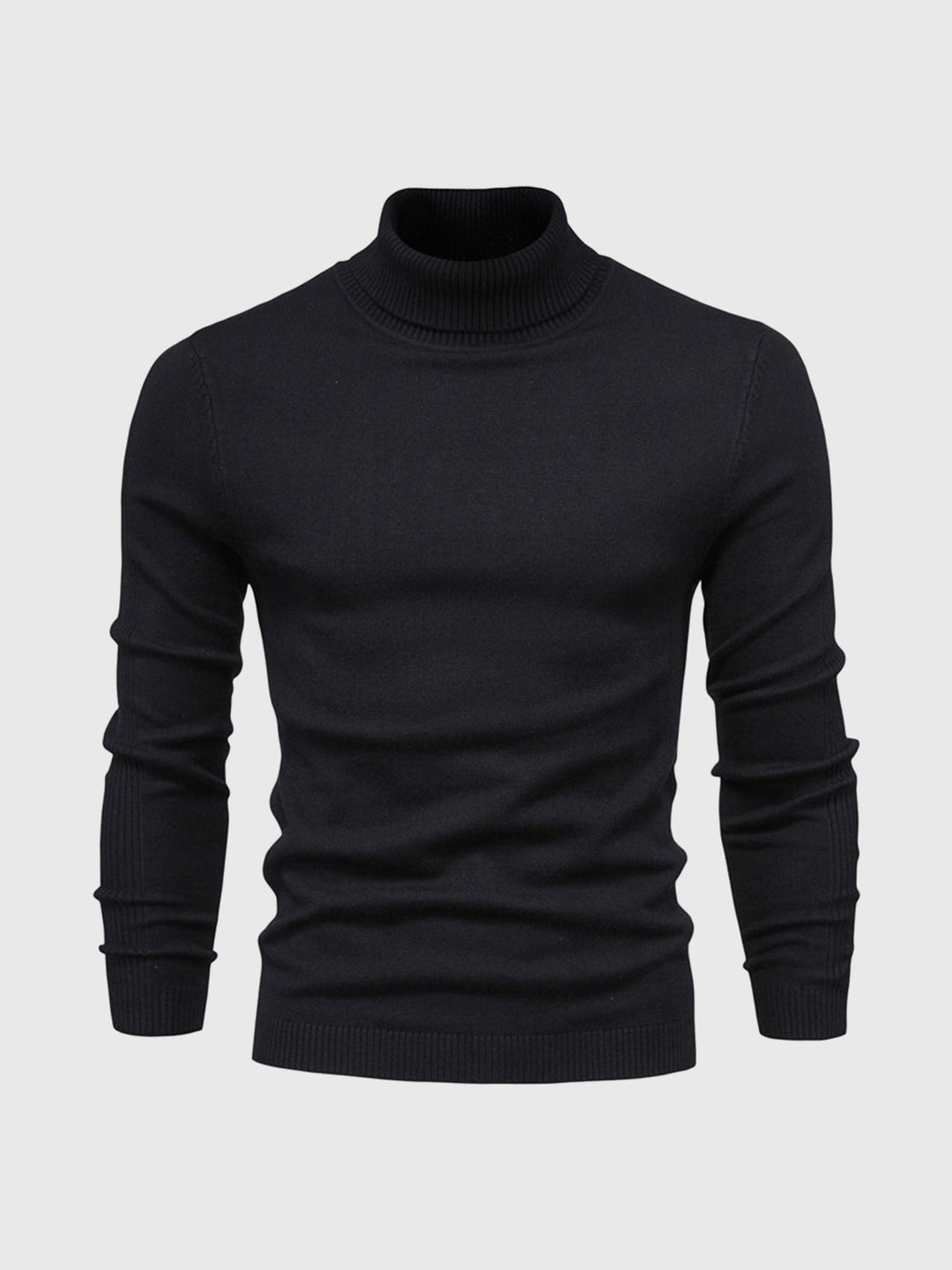 Casual heren coltrui met lange mouw, voor een relaxte en stijlvolle look. Warm en veelzijdig.