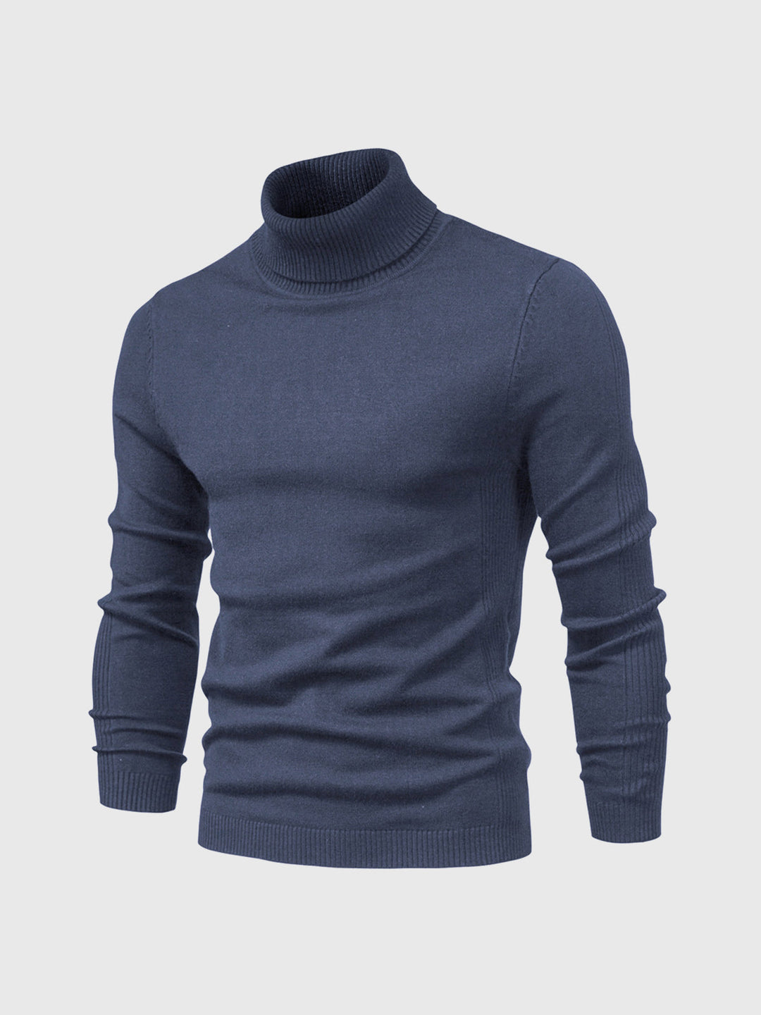 Warme heren coltrui met lange mouw, essentieel voor koude herfst- en winterdagen. Comfortabele pullover.