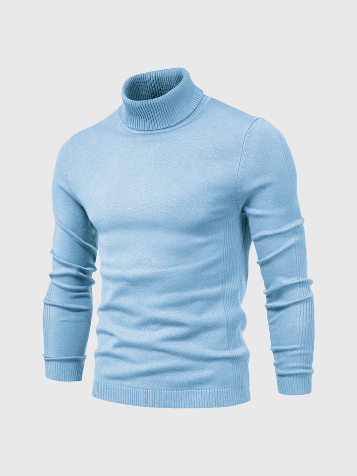 Veelzijdige heren coltrui, lange mouw, machinewasbaar. Tijdloos ontwerp voor dagelijks comfort.
