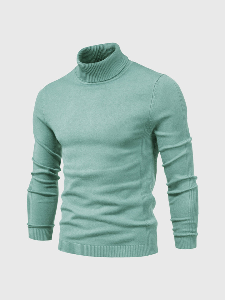 Klassieke zwarte heren coltrui, lange mouw. Elegant, warm en tijdloos. Perfect voor elke gelegenheid.