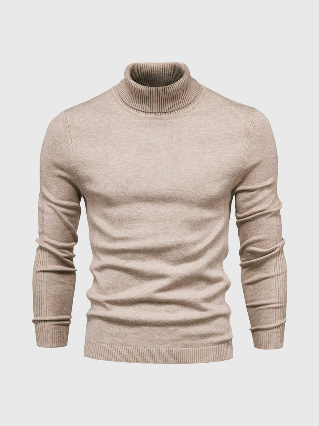 Stijlvolle heren coltrui, lange mouw, makkelijk te combineren. Veelzijdig, warm en elegant.