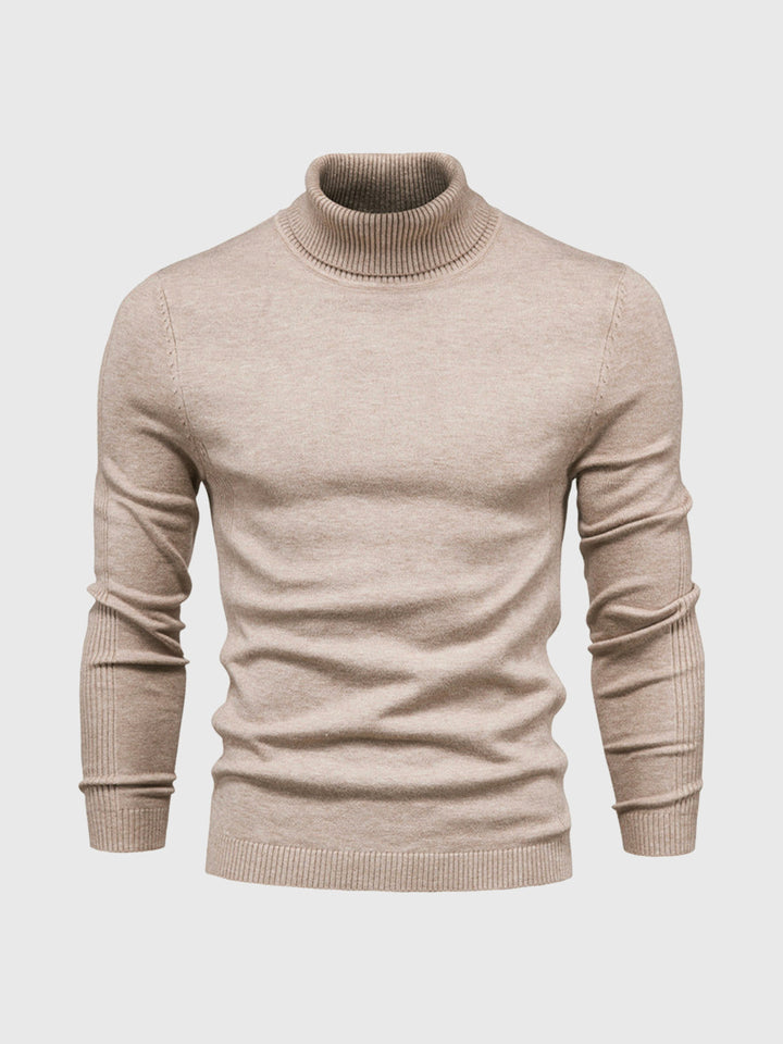 Stijlvolle heren coltrui, lange mouw, makkelijk te combineren. Veelzijdig, warm en elegant.