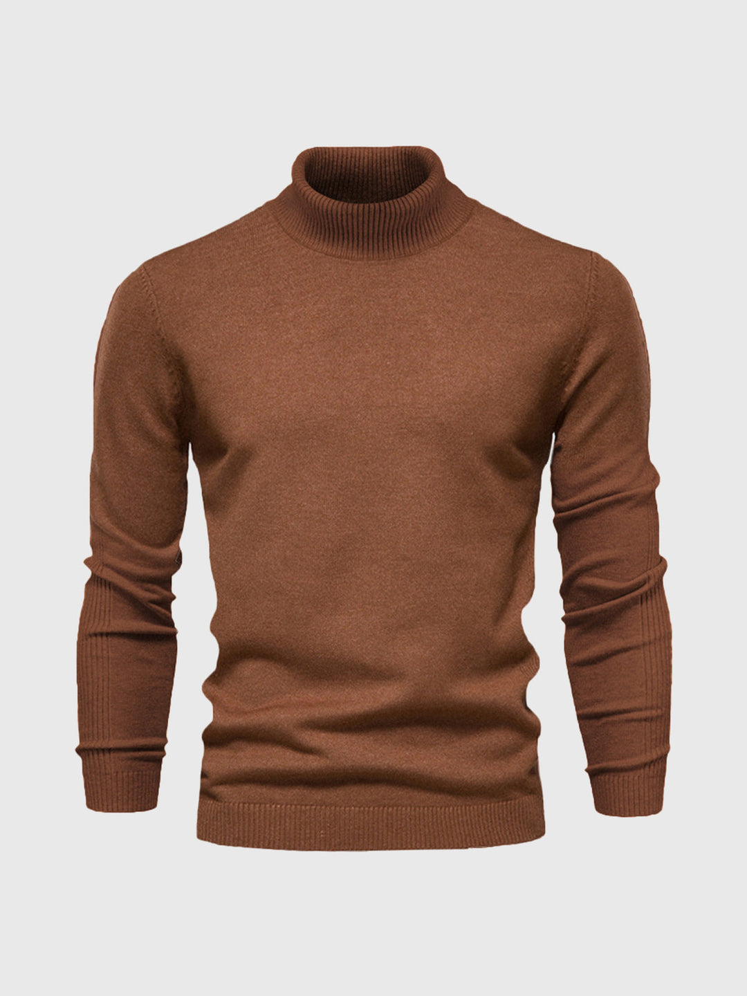 Comfortabele heren pullover met coltrui, lange mouw. Warm en tijdloos ontwerp voor de winter.