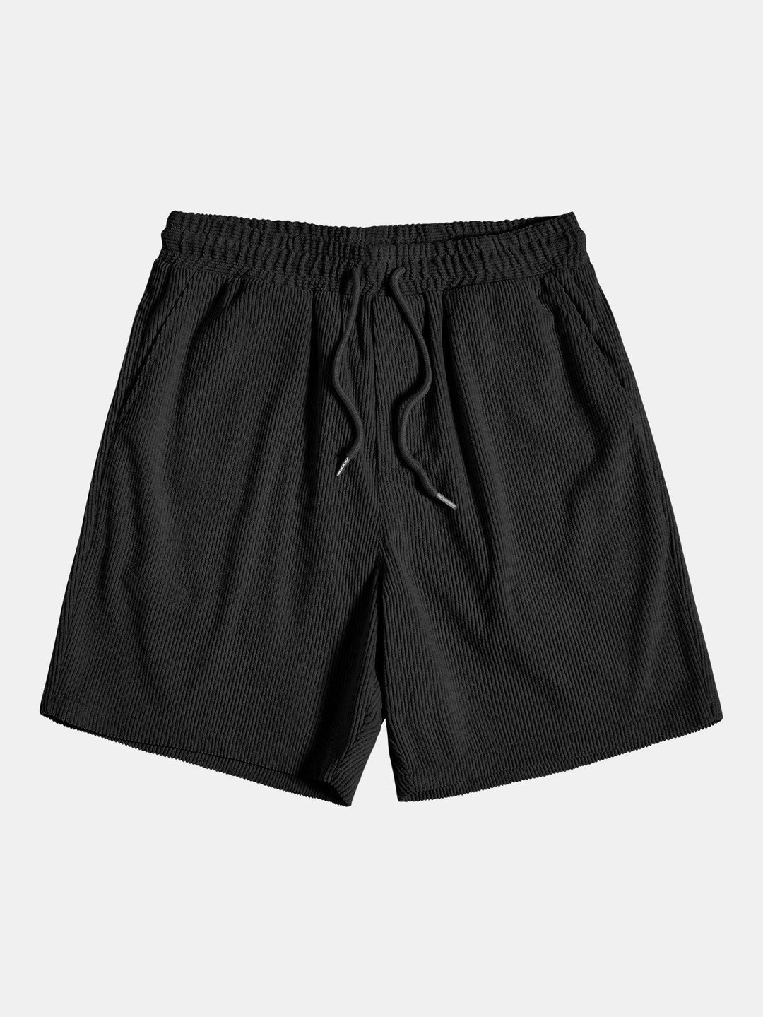 Stijlvolle heren corduroy 2-delige set, comfortabel en casual; perfect voor zomerse dagen.