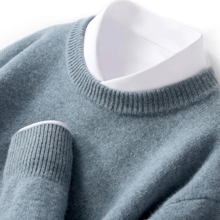 Veelzijdige heren trui met crewneck, makkelijk te combineren, gemaakt van zacht materiaal.