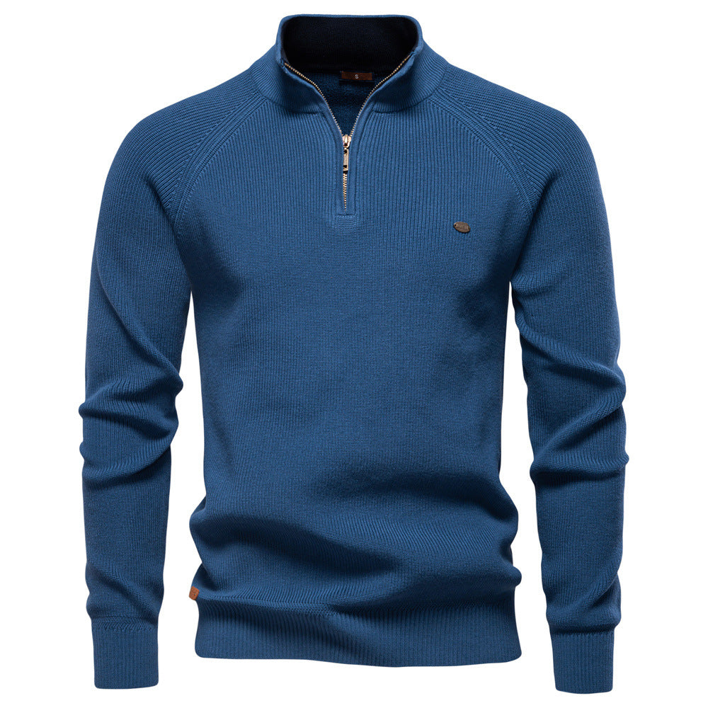 Comfortabele & stijlvolle heren half-zip trui, warm & ademend voor elke gelegenheid.
