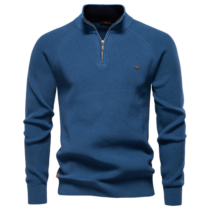 Comfortabele & stijlvolle heren half-zip trui, warm & ademend voor elke gelegenheid.