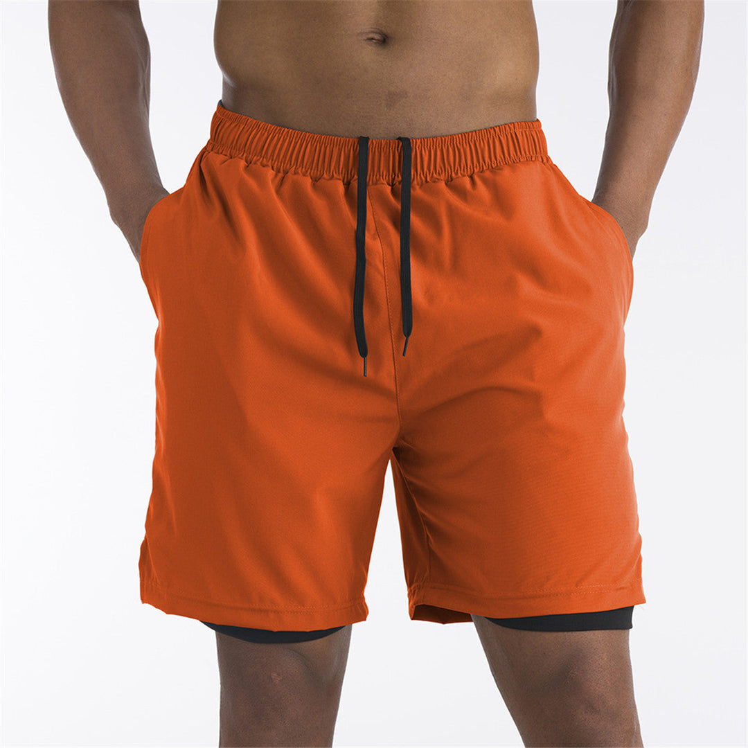 Flexibele heren running shorts met telefoonzak en liner voor comfort en support tijdens intensieve trainingen.