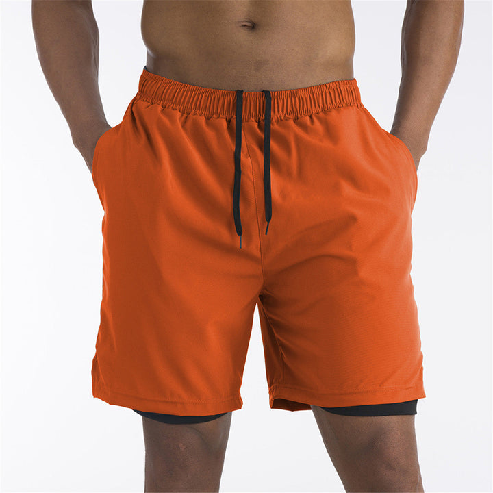 Flexibele heren running shorts met telefoonzak en liner voor comfort en support tijdens intensieve trainingen.