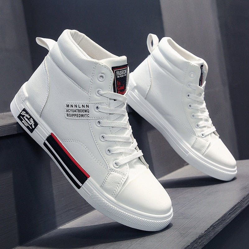 Heren hoge casual schoenen, stijlvol en modern. Perfecte enkellaarsjes voor dagelijks comfort in herfst/winter.