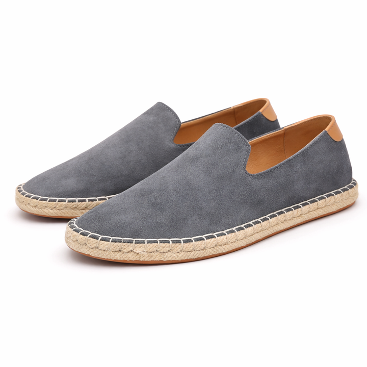 Lichtgewicht heren instap espadrilles, perfecte comfortabele zomerschoenen. Ideale vrijetijdsschoenen.