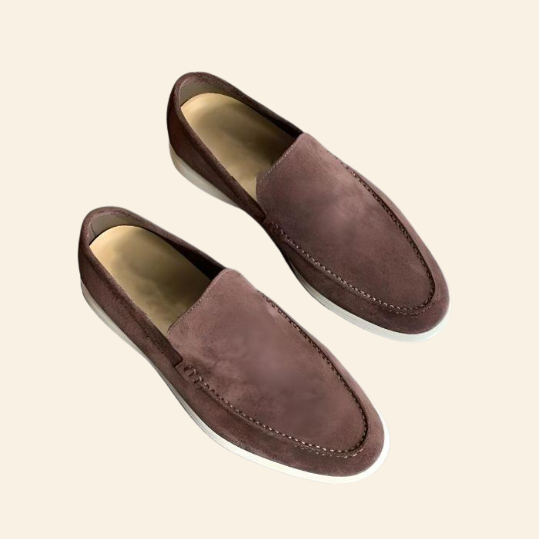 Tijdloze heren instapschoenen, moderne loafers met focus op comfort, elegantie en duurzaamheid.