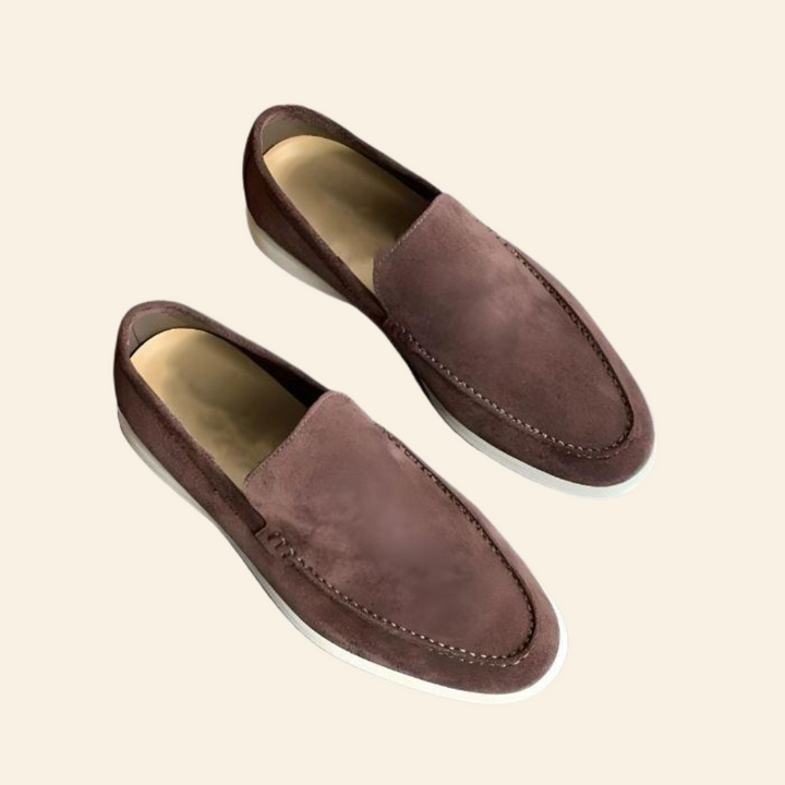 Tijdloze heren instapschoenen, moderne loafers met focus op comfort, elegantie en duurzaamheid.