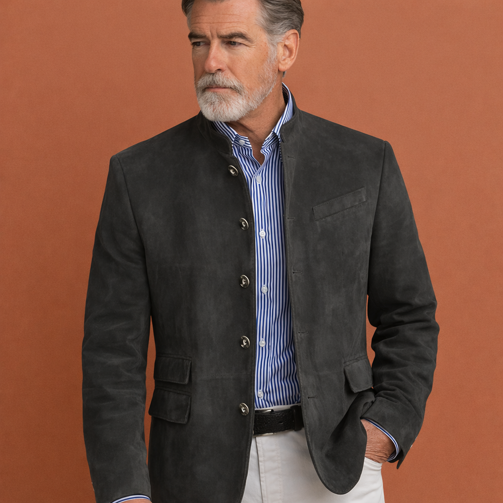 Stijlvolle heren blazer, ideaal voor zowel casual als nette kleding. Veelzijdige mannenmode bovenkleding.