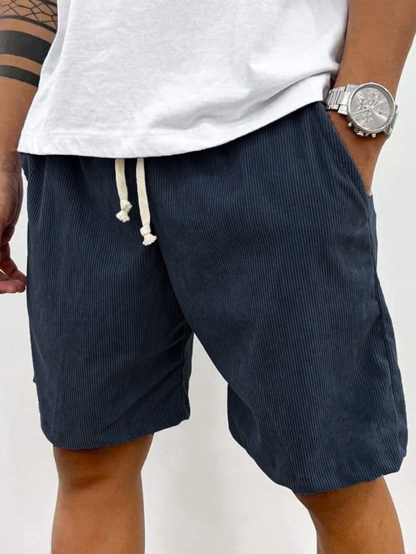 Veelzijdige heren korte broek, ideaal voor lente, zomer & vakantie, modieus.