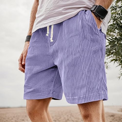 Trendy heren korte broek voor de zomer, comfortabel en stijlvol voor vakantie.