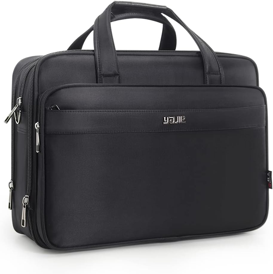 Heren laptop & business schoudertas van canvas voor professioneel gebruik en organisatie.