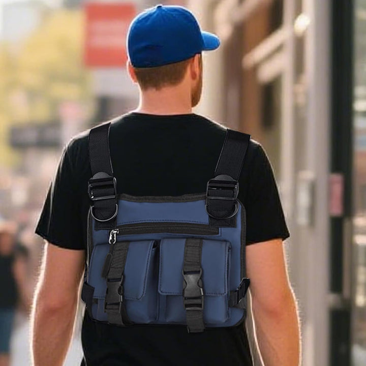 Dravon lichtgewicht hardloopvest voor mannen, perfect voor onderweg en fitnesstrainingen.