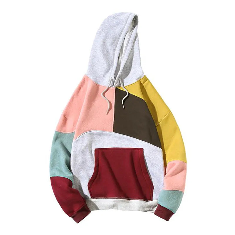 Modieuze herenhoodie loose-fit, zacht en comfortabel, met capuchon; ideaal voor je herfstgarderobe.