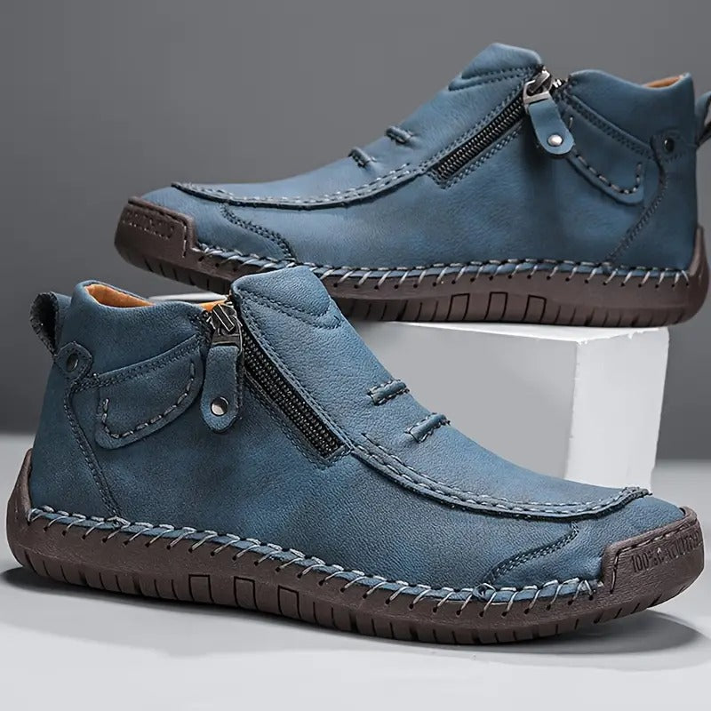 Comfortabele heren instappers in casual stijl, perfect voor de lente en zomer. Stijlvolle orthopedische schoenen.
