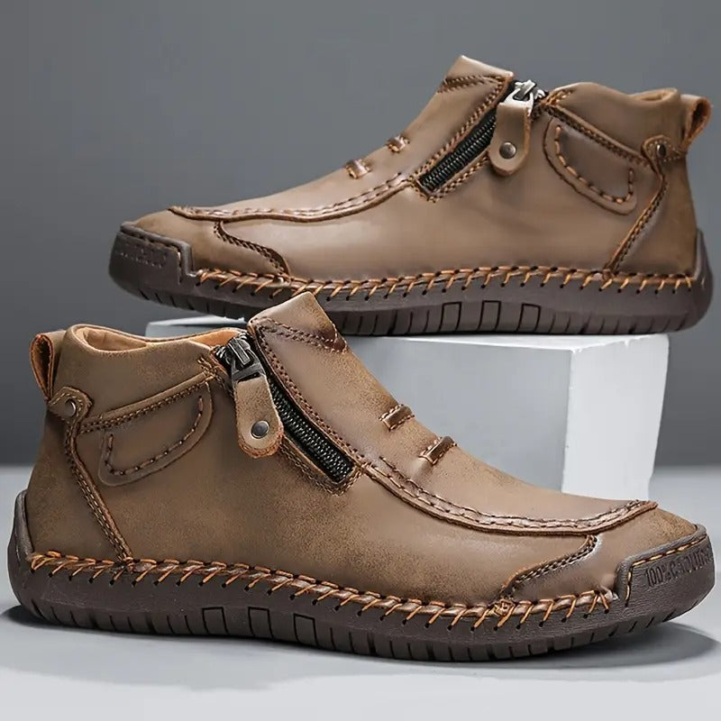 Casual heren instapschoenen met orthopedisch comfort, een stijlvolle keuze voor lente/zomer en dagelijkse herenmode.