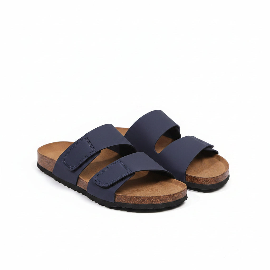 Comfortabele heren orthopedische sandalen met robuuste zool, ideaal voor dagelijks gebruik en zomerwandelingen.
