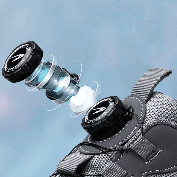 Duurzame heren werkschoenen Orion, orthopedisch, gebouwd voor zakelijke en industriële beroepskleding.
