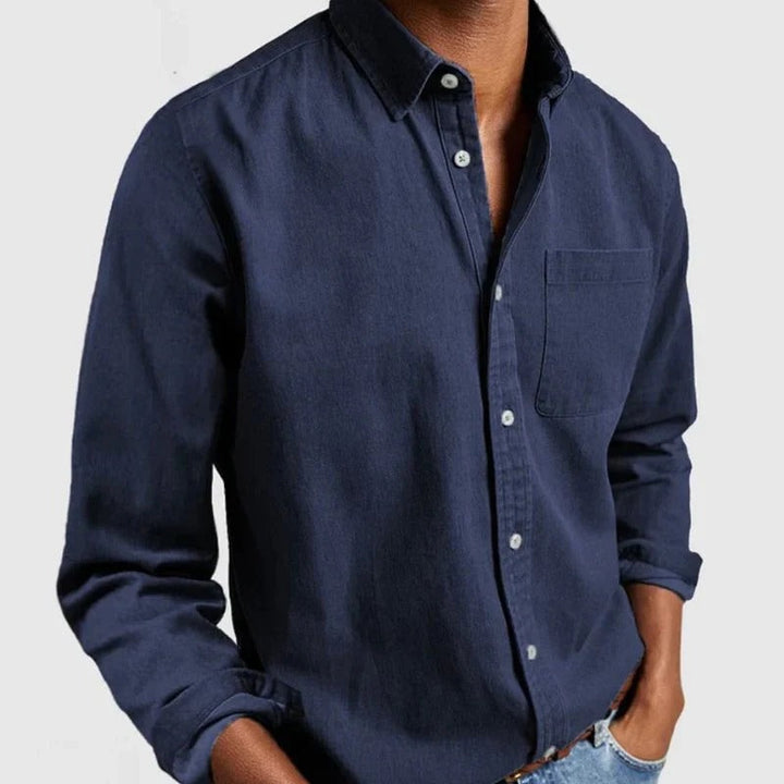 Comfortabel heren overhemd Liam. Veelzijdig design met lange mouwen en knoopsluiting voor de moderne man.