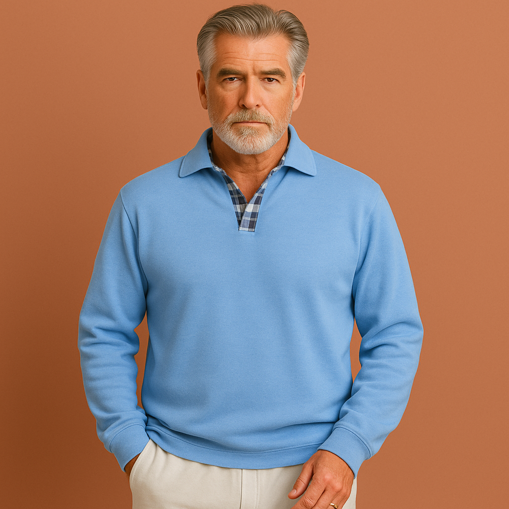 Stijlvolle heren polotrui, ademend en lichtgewicht, perfect voor casual zomer- en lentelooks. Veelzijdig comfort.