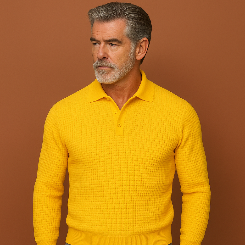 Comfortabele heren polotrui, ideaal voor een nette maar ontspannen zakelijke of vrijetijds look.