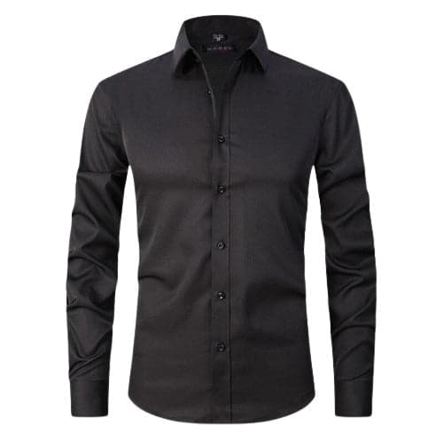 Comfortabel heren overhemd; perfect voor lente- en herfstmode met rekbare stof.