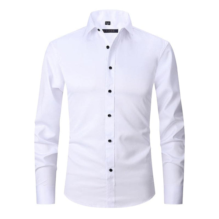 Formeel rekbaar heren shirt; combineert elegantie met ongeëvenaard comfort en stretch.
