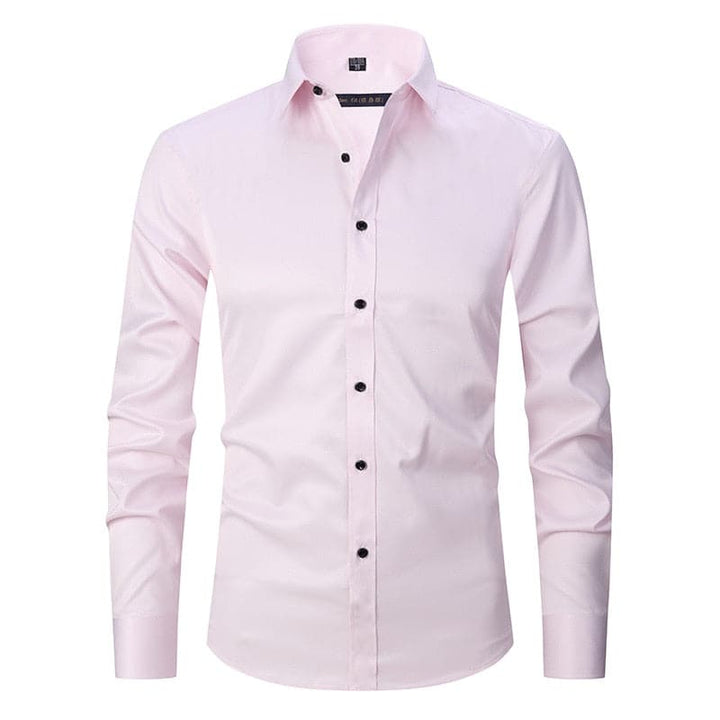 Modieus heren overhemd in diverse kleuren; rekbaar en stijlvol voor elke gelegenheid.