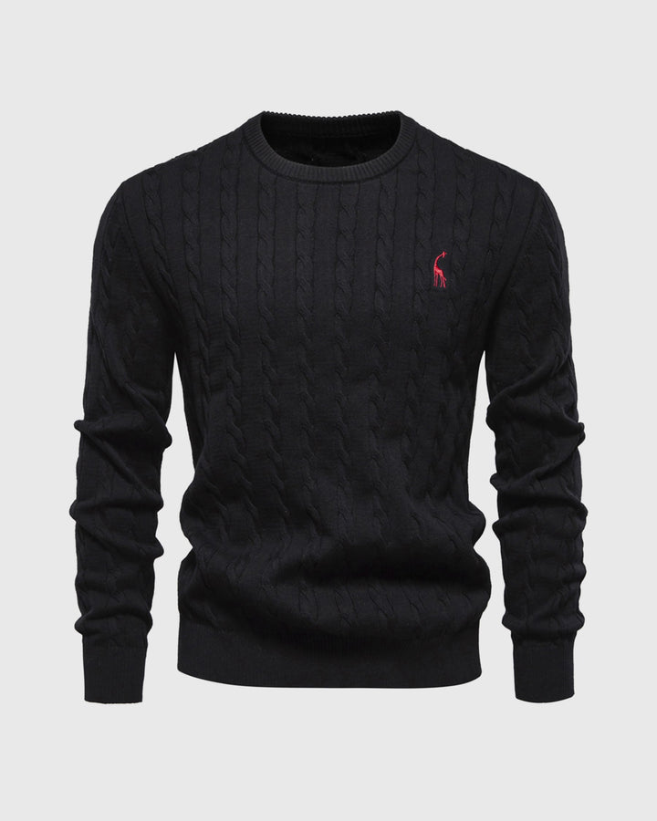 Man draagt een stijlvolle heren sweatshirt met regular fit, geschikt voor dagelijkse, casual mannenmode.