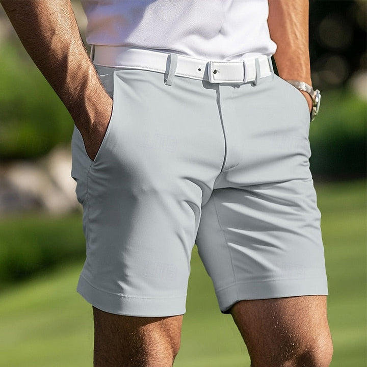 Lichte, ademende heren shorts in regular fit, ideaal voor warme zomerdagen en vrije tijd. Comfortabel en veelzijdig.
