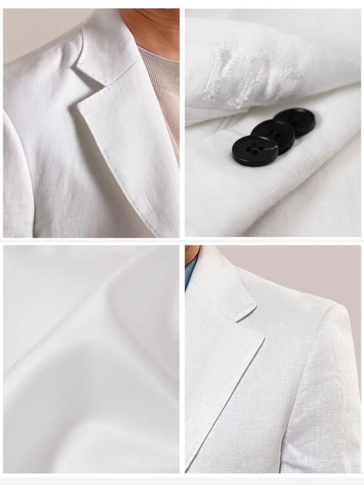 Heren slim fit blazer, klaar voor zakelijk gebruik of een casual chic avond uit, met stijlvolle knoopsluiting.