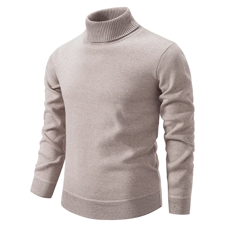 Heren slim fit coltrui, stijlvol en veelzijdig. Perfecte trui voor herfst en winter, comfortabel voor de moderne man.