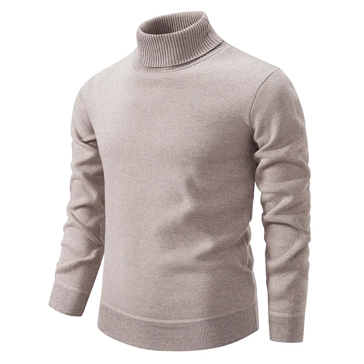 Heren slim fit coltrui, stijlvol en veelzijdig. Perfecte trui voor herfst en winter, comfortabel voor de moderne man.