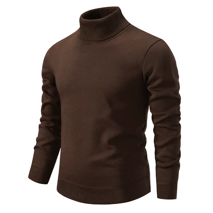 Elegante heren slimfit coltrui. De ideale wintertrui voor mannen die stijl en comfort waarderen, zowel casual als chic.