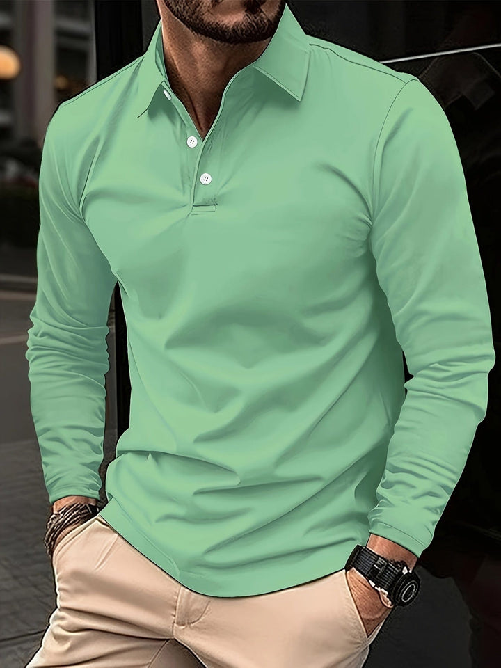 Heren Slim Fit Polo Alex, modern en comfortabel, ideaal voor zomerse casual outfits.
