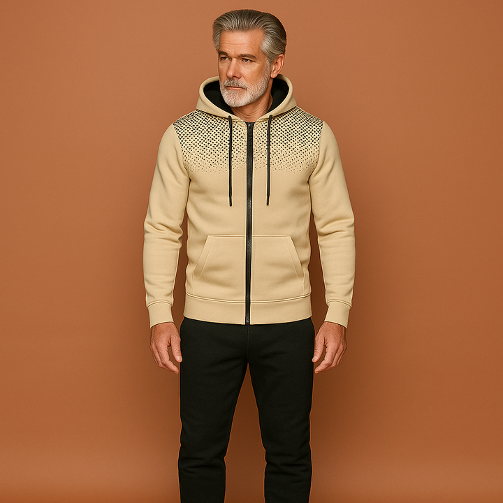 Hoogwaardig heren trainingspak met slim fit pasvorm. Stijlvolle sportset voor fitness, activewear en casual gebruik.