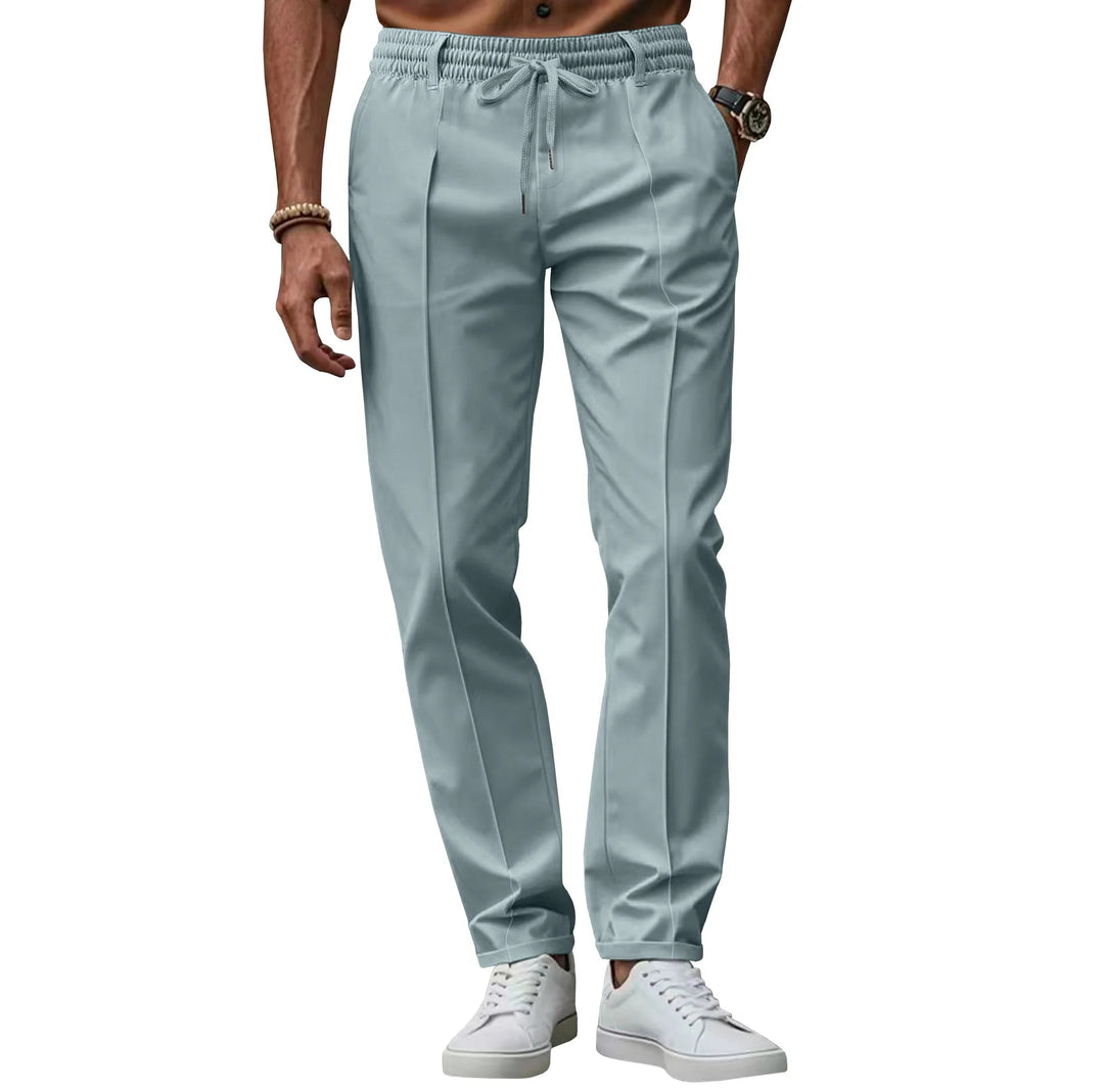 Heren slim fit zakelijke broek, veelzijdig en comfortabel, perfect voor kantoor.