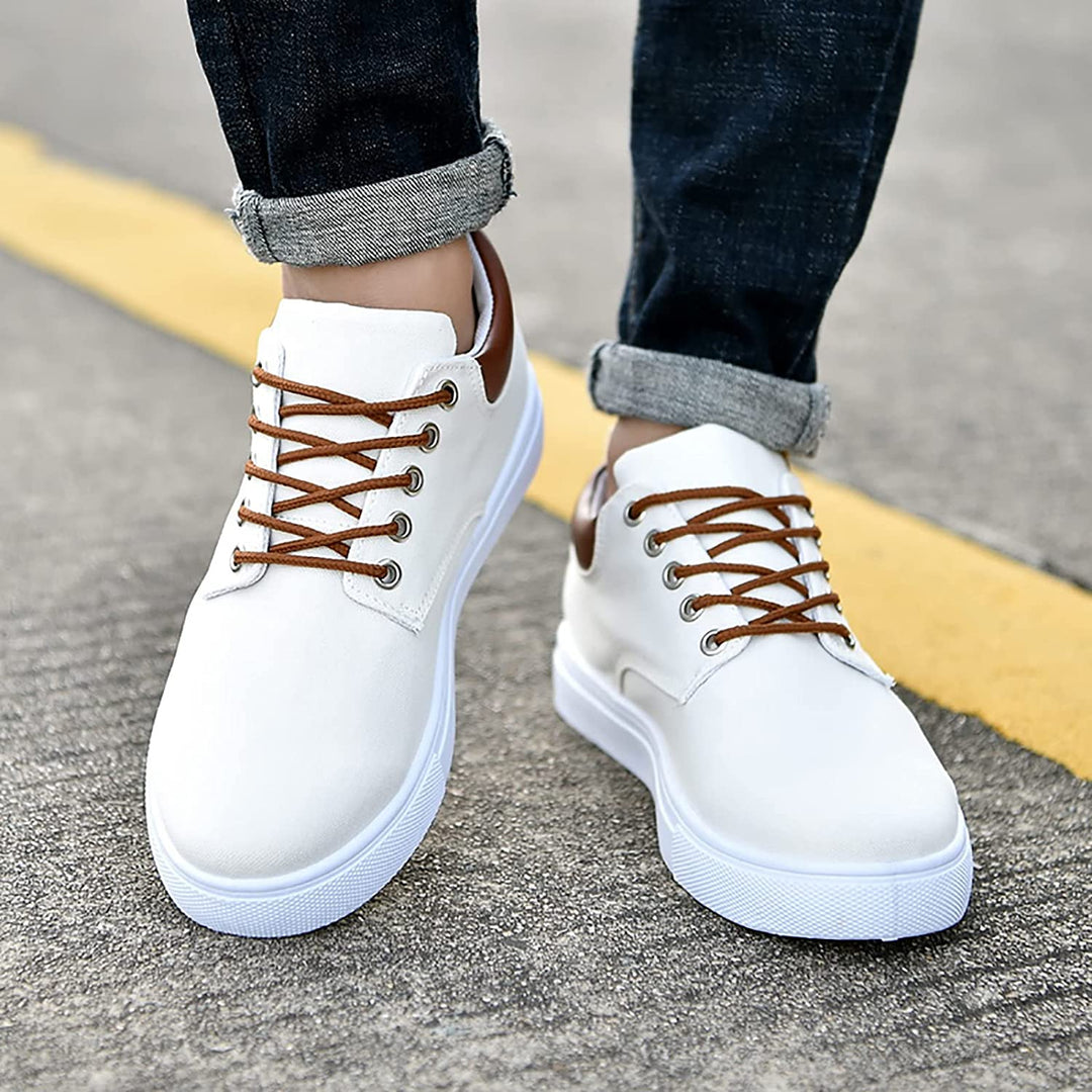 Flexibele heren casual sneakers, een veelzijdige keuze voor herenmode.