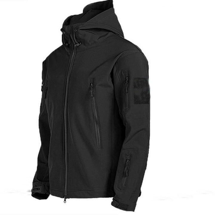 Casual herenjack met ritssluiting en capuchon, perfect voor lente- en herfstweer en dagelijks gebruik.