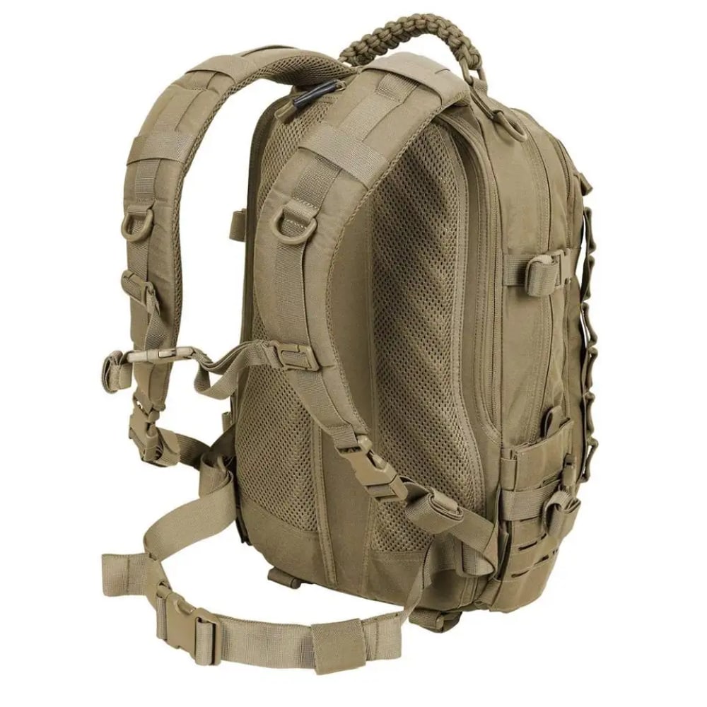 Camouflage tactische heren rugzak, duurzaam, geschikt voor avontuur en outdoor.