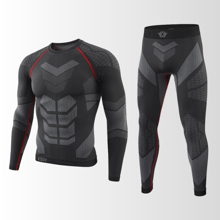 Thermische onderbroek voor heren, strakke pasvorm, perfect voor snowboarden en andere winterse sporten.