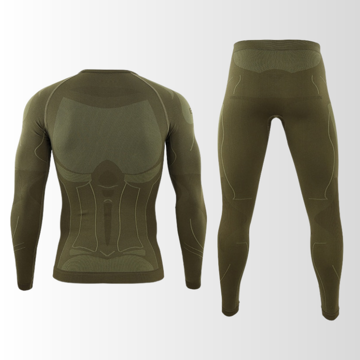 Snowboard thermisch ondergoed heren, complete set voor winterse sporten en actieve dagen buiten.