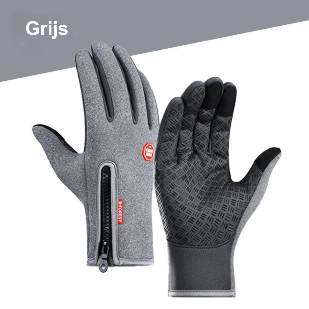 Comfortabele thermische handschoenen heren, houdt de handen warm en droog in de kou.